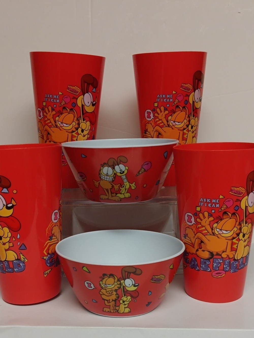 NICKELODEON GARFIELD DINNER SET 6 PCS